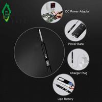 A45Z-1Set PTS200 V2 PD 100W Electric Solder Iron Portable Fast Heating Tin Open Source Black Support PD3.0 Firmware Upgrade , B2