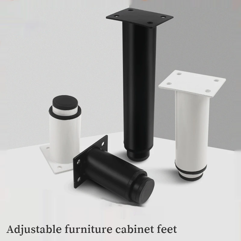 Furniture Cabinet Leg Adjustable Telescopic Support Feet 8cm 18cm 32cm 42cm Table Legs For Tv Cabinet Sofa Coffee Table Bed