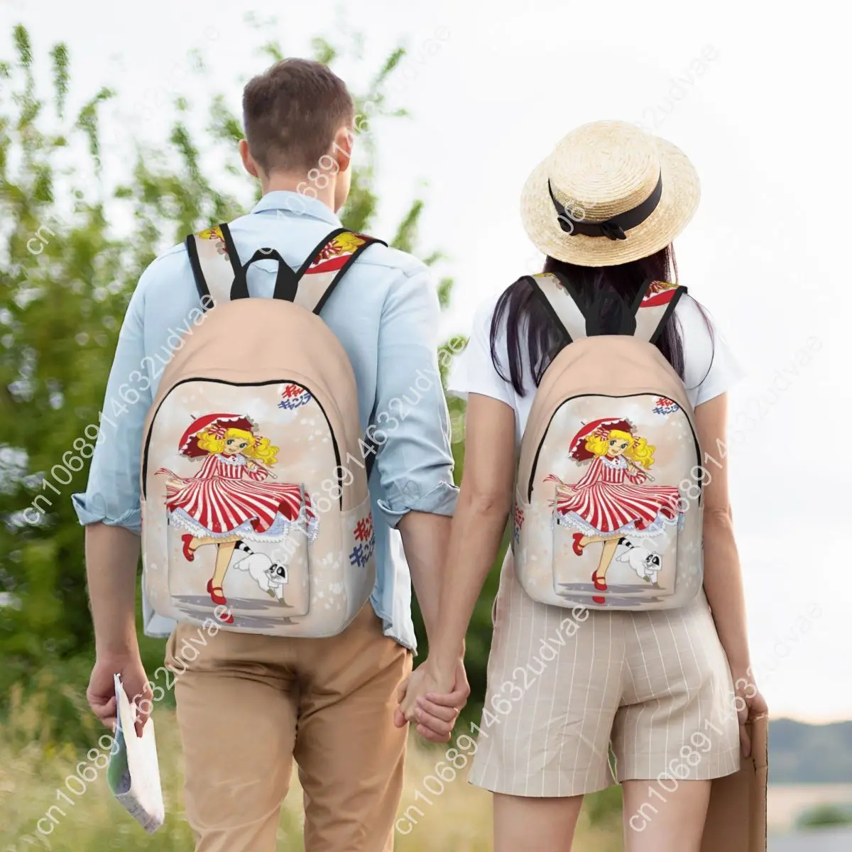 Candy Candy Manga Anime Cute Backpack for Men Women Cool High School Business Daypack Kawaii Japanese College Shoulder Bag Gift