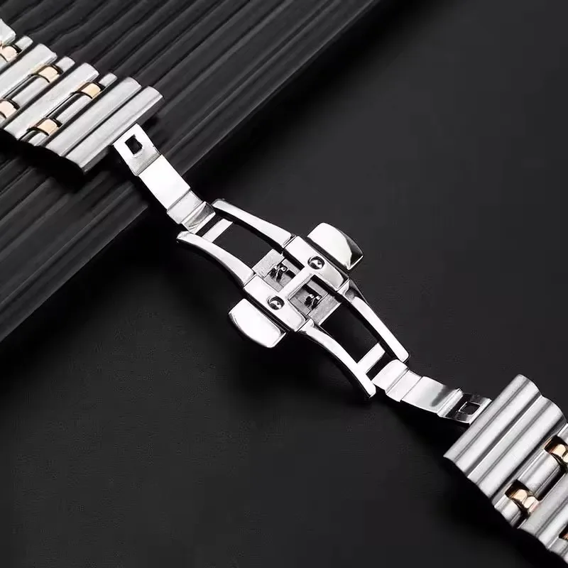 22mm 24mm Premium-Grade solid metal Strap For Breitling mechanical timing 316L fine Stainless steel watch Super Ocean watchbands view 3