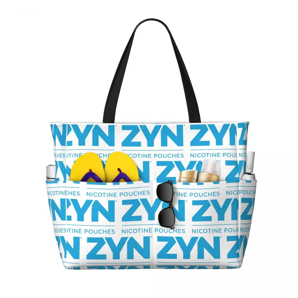 

Zyn Beach Tote Bag Спортивная спортивная сумка для занятий йогой Большая большая сумка Женская дорожная сумка Сумка для фитнеса
