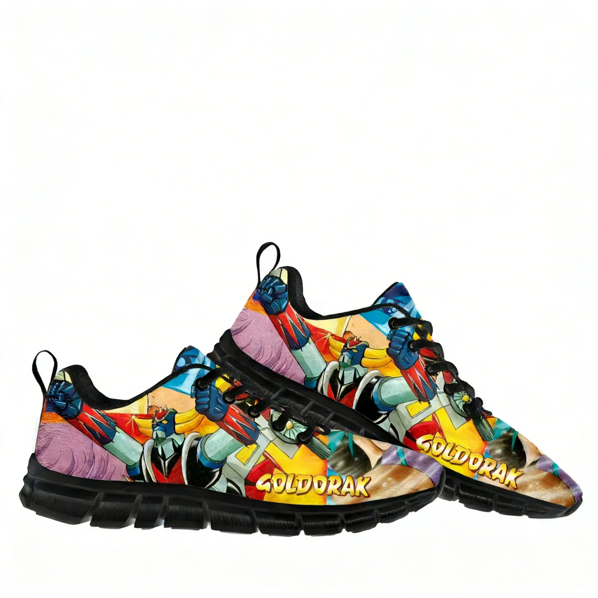 UFO Robot Goldrake Grendizer Sports Shoes Mens Womens Teenager Kids Children Sneakers High Quality Manga Sneaker Custom Shoe