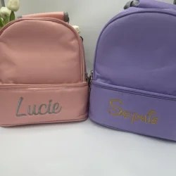 Zaino isolato in tinta unita, borsa per il ghiaccio da Picnic, zaino con nome personalizzato, Lunch Box isolato per impiegati