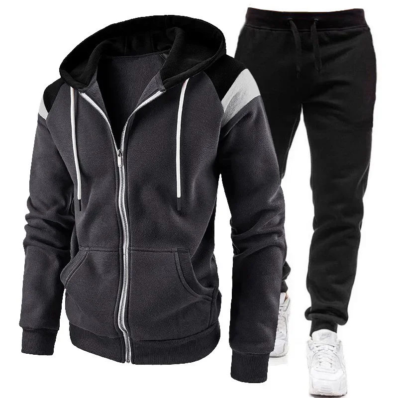 

Кардиган на молнии, толстовки, мужские комплекты, толстовки из двух предметов, верхняя одежда, брюки-карандаш с эластичной резинкой на талии, спортивные облегающие брюки до щиколотки