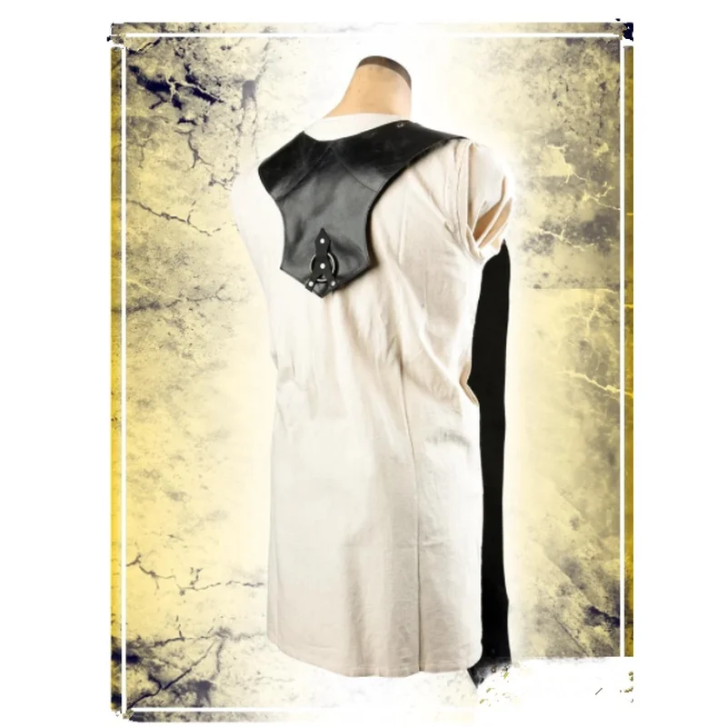 중세풍 할로윈 사제 기도용 손바늘 무대 공연 코스프레 의상 면 또는 라운드 네모 버튼업 울트라 코트