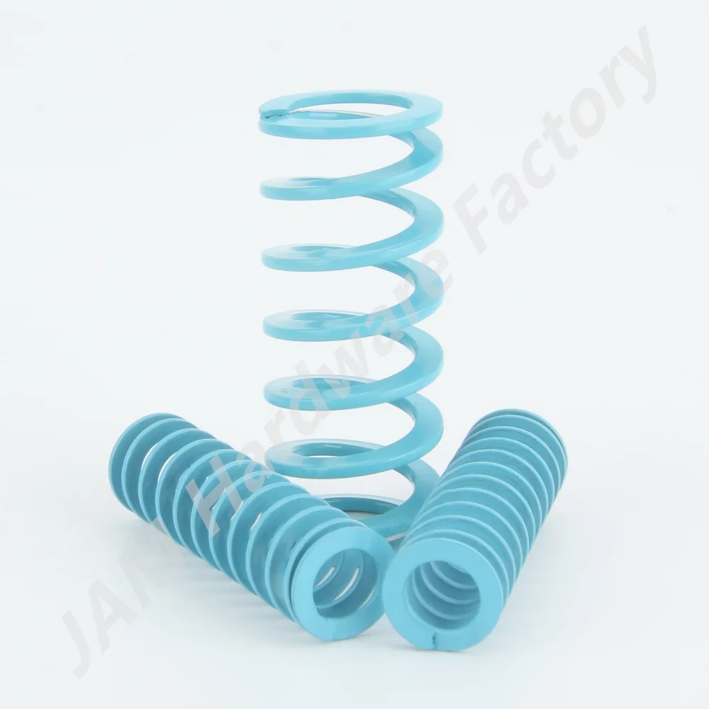 7pcs Precision Rectangular Wire Compression Die Spring Outer Diameter 10.5-21mm Length15-35mm Super High Deflection Coil Spring