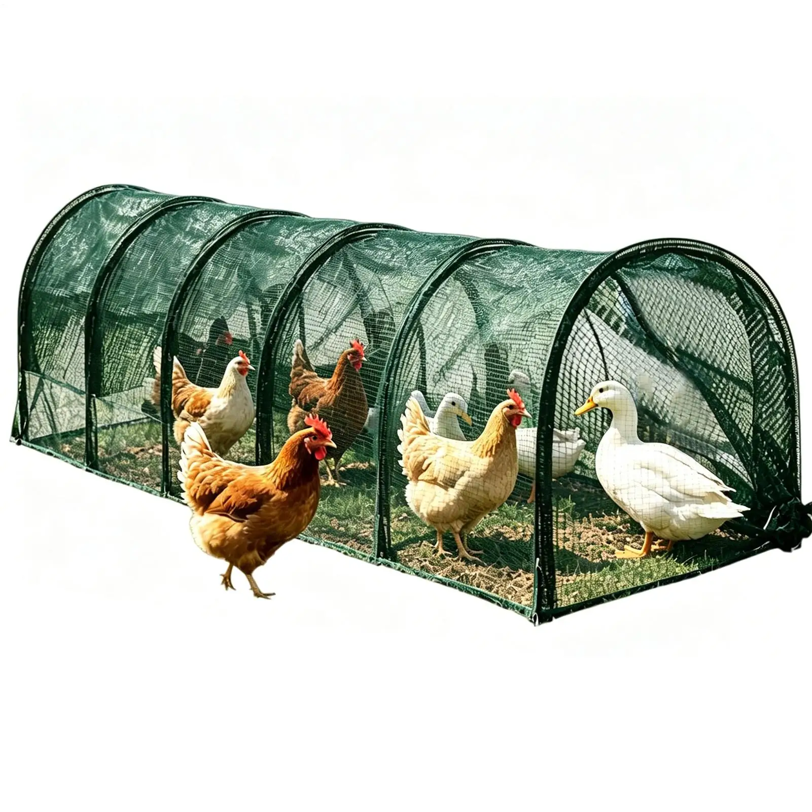 Backyard Chicken Run Shade Net Plant Protective Cover Breathable Durable Bird-proof Insect-proof Net Greenhouse Courtyard