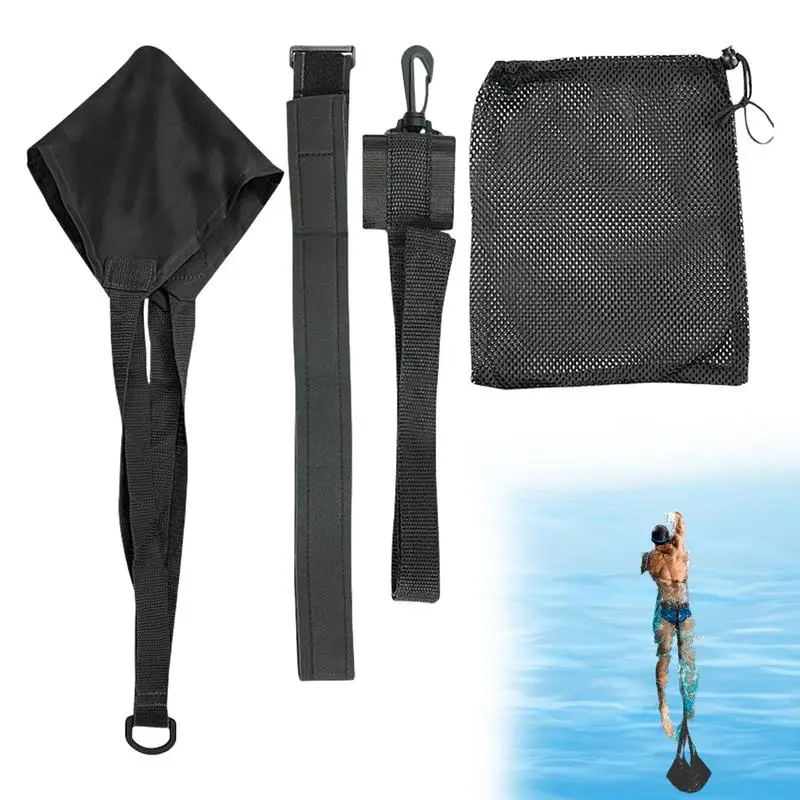 Swimming Parachute Resistance Training Equipment Swimming Resistance Training Set Swimming Aquatic Resistance Belt Stationary