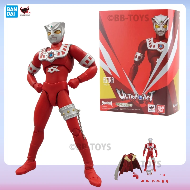 

В наличии Bandai ультра-экшн-фигурка из серии Ultraman Astra супер подвижная аниме Коллекционная оригинальная коробка готовая игрушка