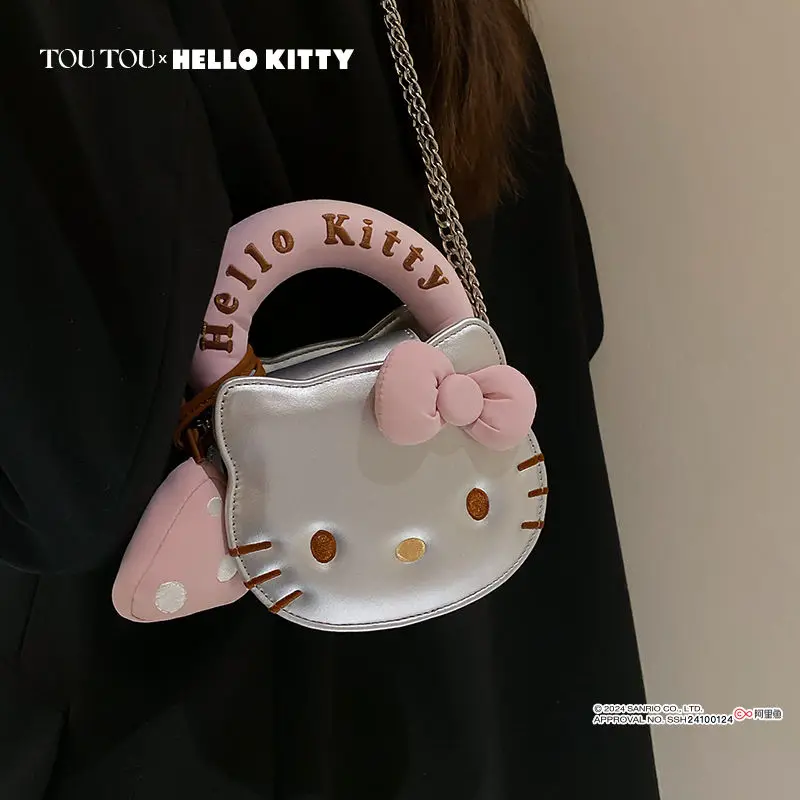 New Genuine Cartoon Hello Kitty Crossbody Bag Fashion Trend Mini Handbag Commuting Single Shoulder Crossbody Cute Gift