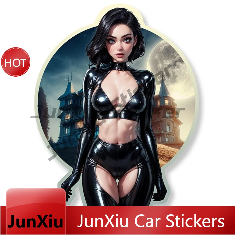 Pinup Sexy Gothique Latex Manga Halloween Vinyl Car Decal Waterproof Auto Sticker Motorcycle Outdoor Decoration