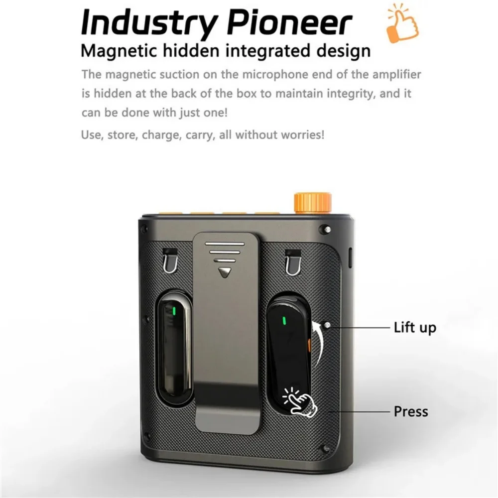 M29 بلوتوث مضخم صوت محمول مكبر صوت لاسلكي صغير مع ميكروفون Lavalier للمعلمين جولة أدلة المدربين #6