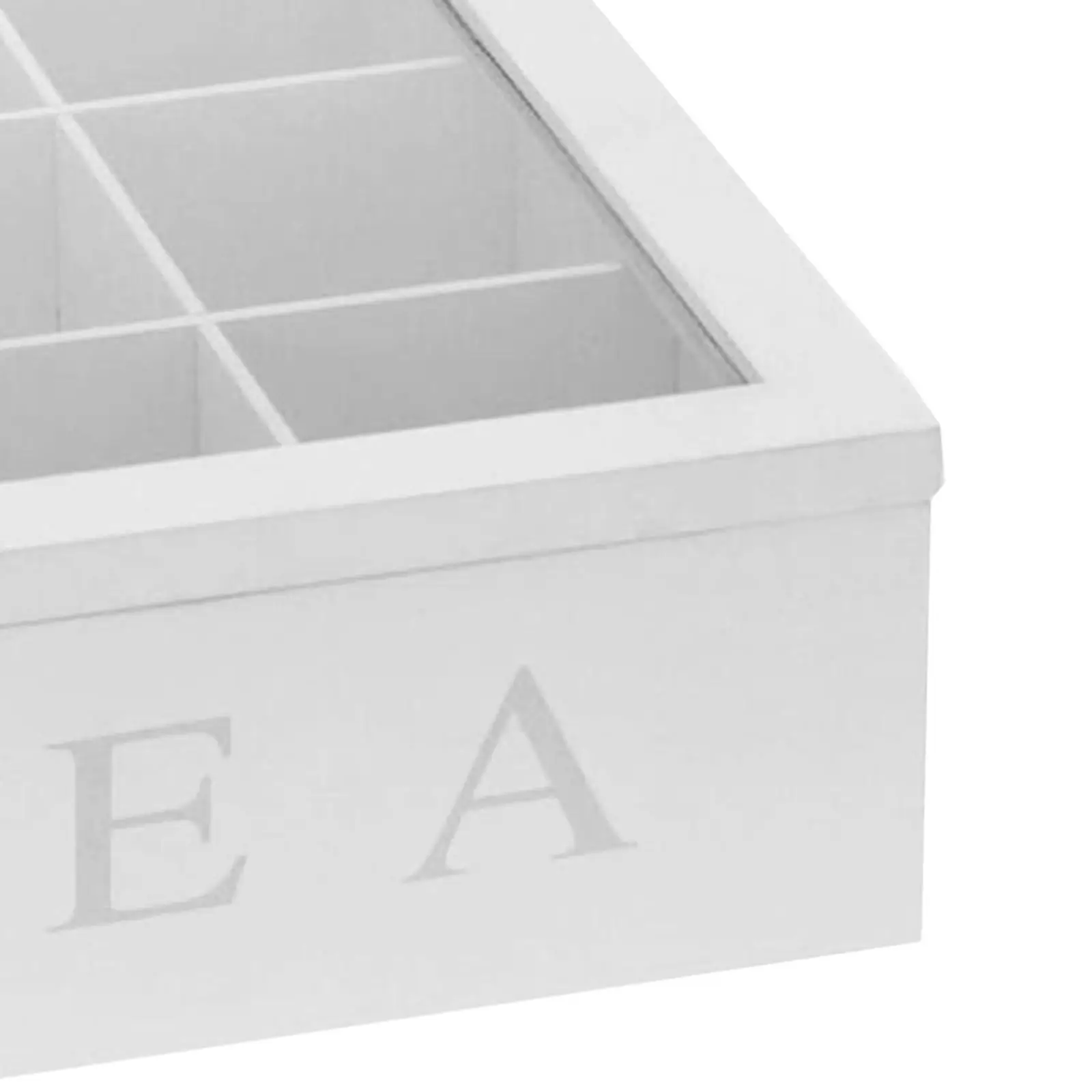 Tea Box Coffee Tea Bag Teacup Infuser Storage Holder Organizer Set Lid 9 Compartments Cabinets Home Tea Kitchen