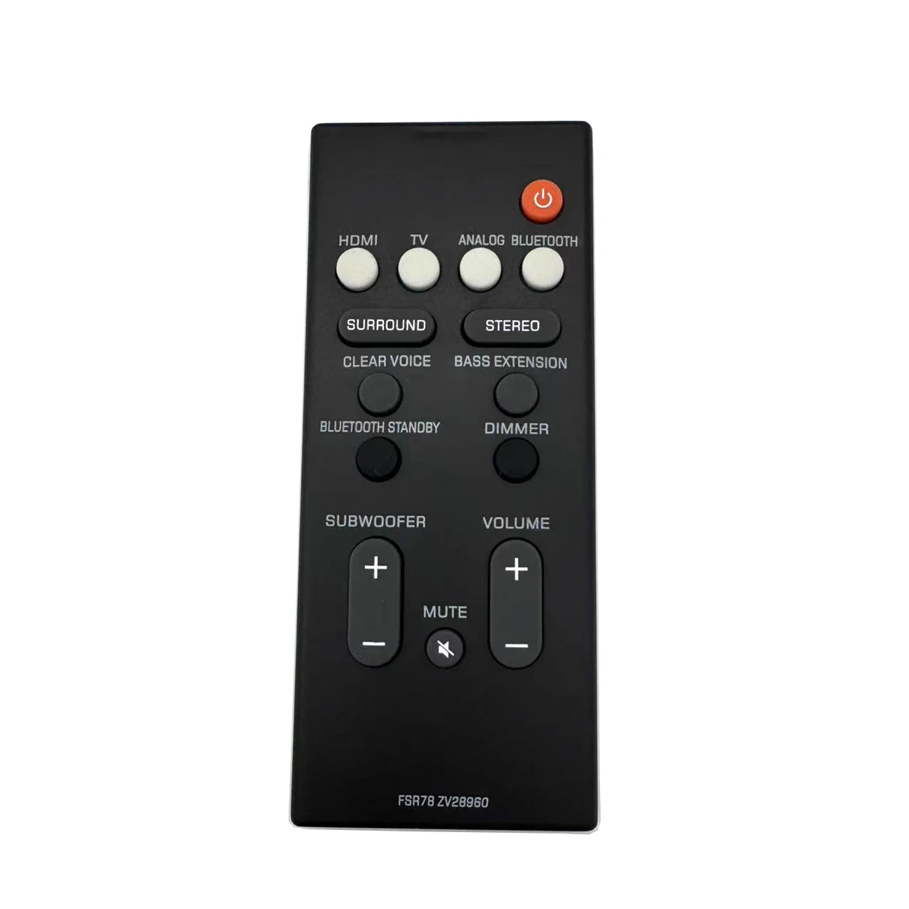 FSR78 ZV28960 Speaker Remote Control For YAMAHA Soundbar YAS-106 YAS-207 ATS-1060 YAS-107 ATS-1070