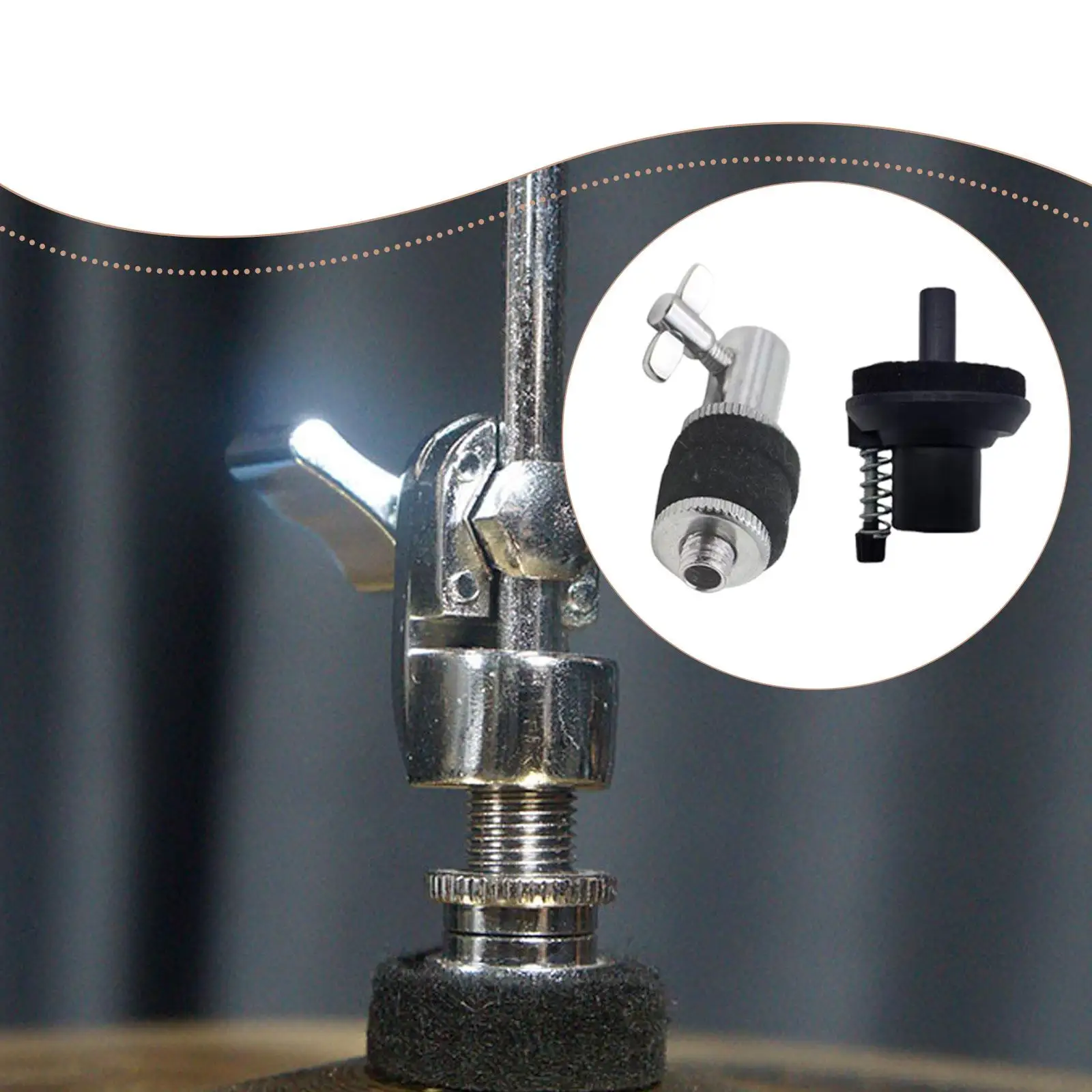 Precision Metal Hi Hat Clutch Cymbal Standard Drum Part Easy Install for Portable Drum Kit Performance