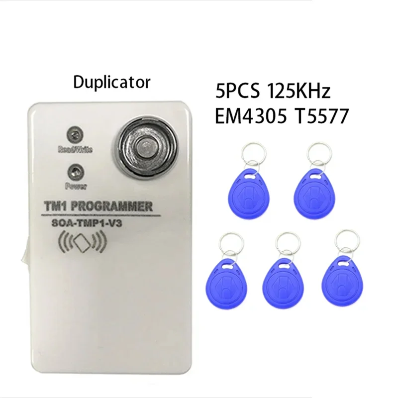 

Qy-TM1 RFID Copier Duplicator Handheld RW1990 TM1990 TM1990B Ibutton DS-1990A 125Khz EM4305 T5577 EM4100 TM Card Reader