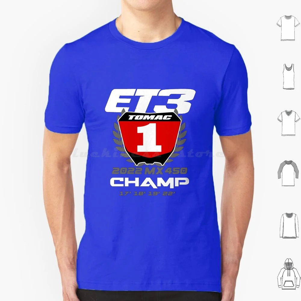 Eli Tomac Motocross 2022 Motocross Et3 Red Number Plate Design T Shirt Men Women Kids 6xl Eli Tomac Eli Tomac Et1 1 Et3 3
