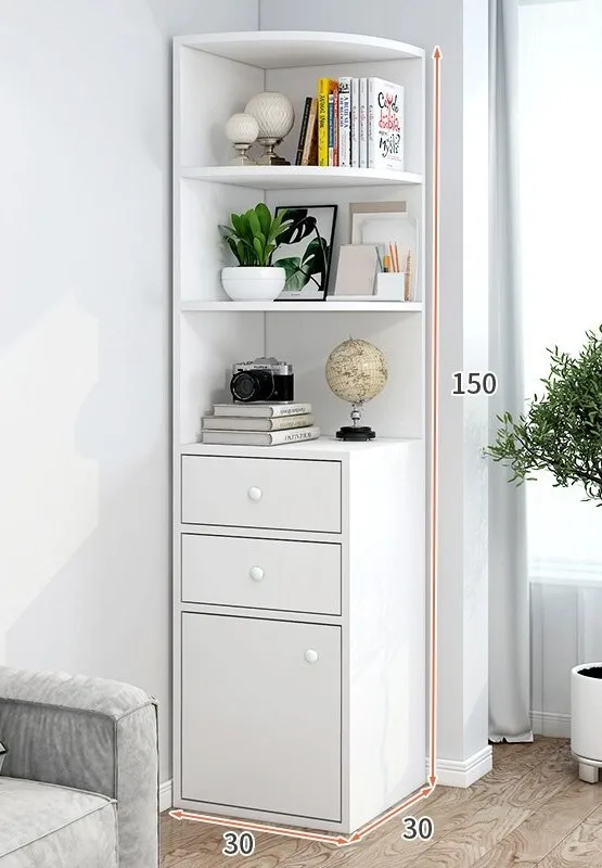 xinyafitment | Corner Storage Cabinet Triangle Multifunctional