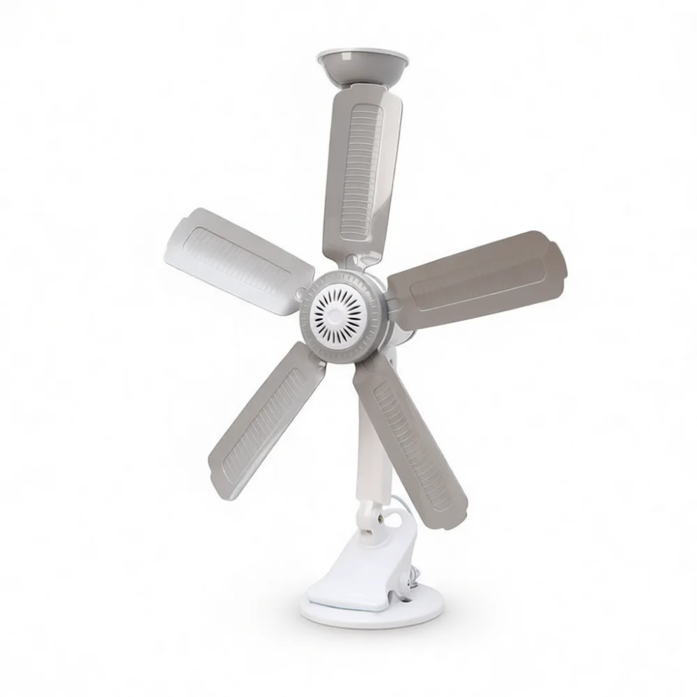 Adjustable Clip On Electric Fan Silent Desk Air Cooler For Dorm Bedside Home Office Cooling Ventilation System