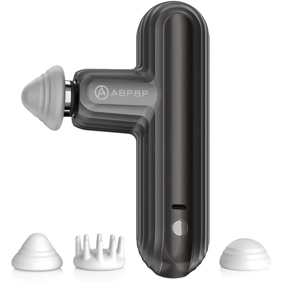 

Мини-массажный пистолет PocketSized Deep Tissue Massager Gun for OntheGo Relief Портативный ударный массажер для мышц с Ultra Com