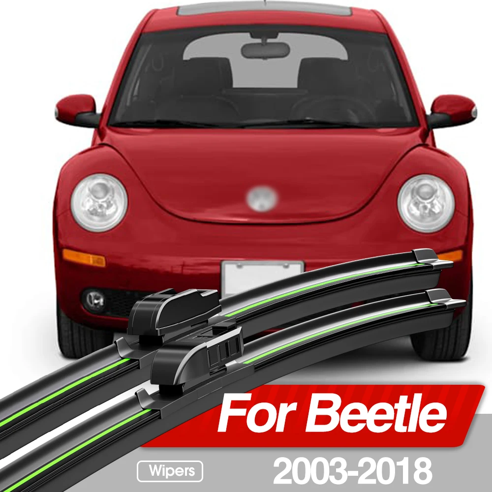 Для VW Beetle 2003-2018 щетки стеклоочистителя переднего стекла 2 шт. аксессуары для окон 2004 2009 2010 2012 2013 2015 2016 2017