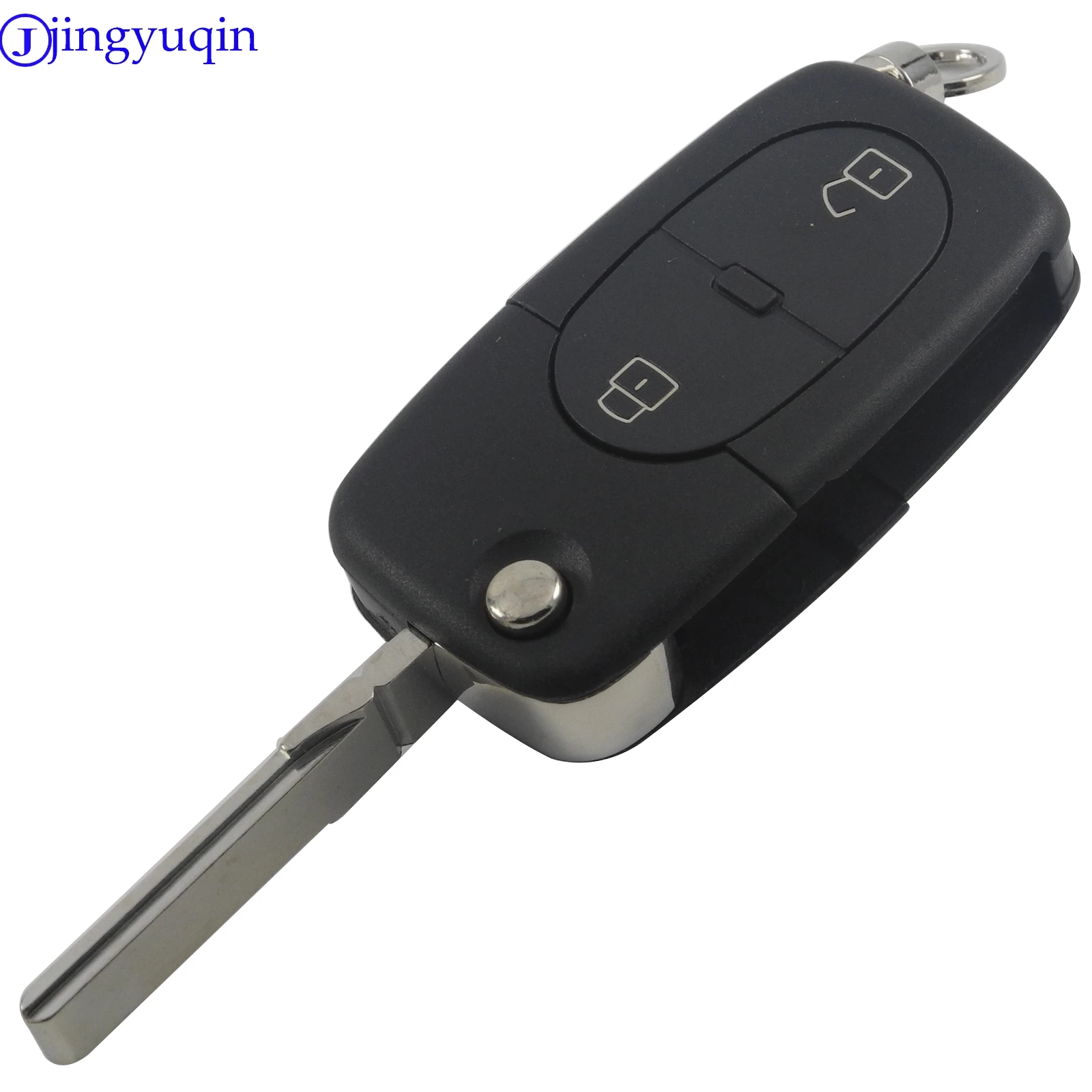 jingyuqin 2B Remote Car Key Keyless For VW Volkswagen Golf MK4 Passat 1998 1999 2000 2001 1J0959753A 433Mhz ID48 Chip Full Key