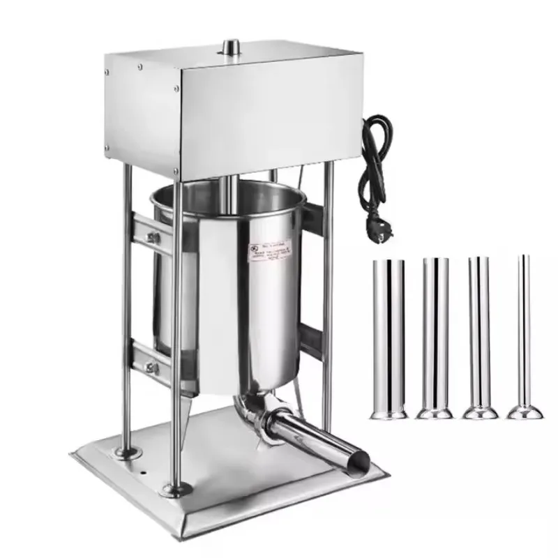 

15L Electric Type Automatic Sausage Filler With Twister Sausage Stuffer Sausage Making Machine