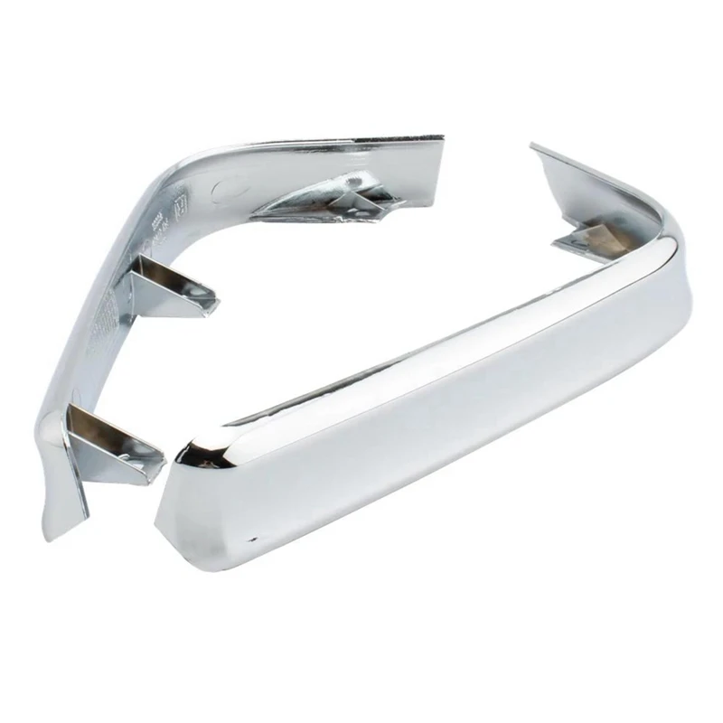 Motorcycle Trunk Lower Saddlebag Side Fairings Bent Trims Cover For Honda Goldwing GL1800 2001-2011 Chrome