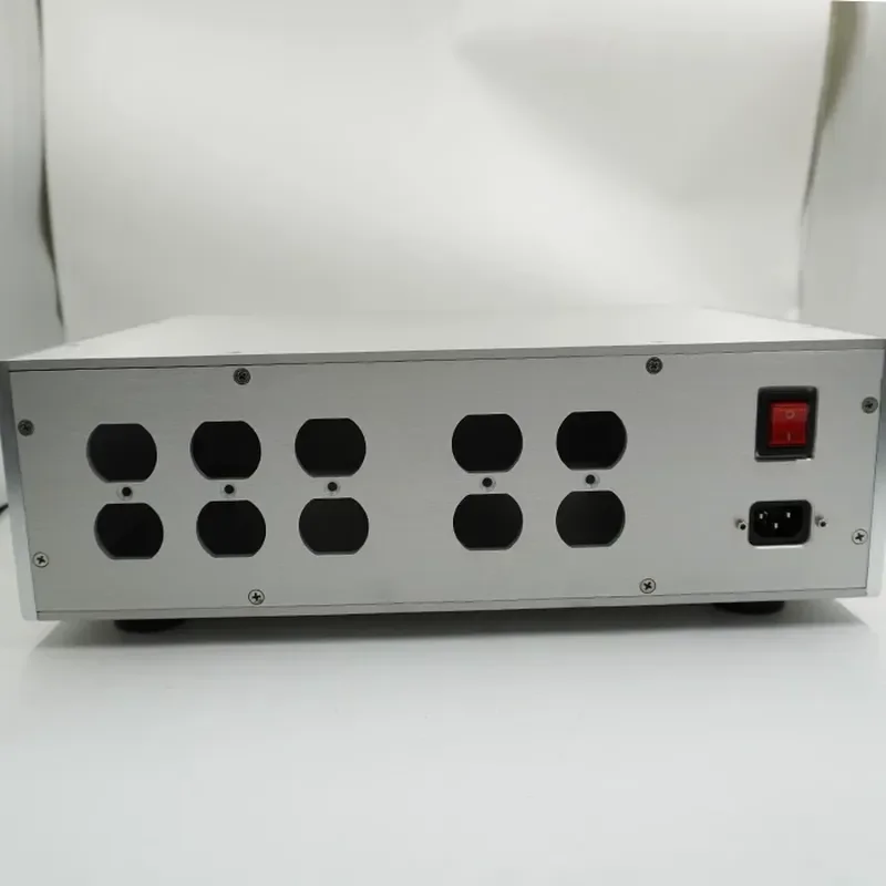 For 3206 American Standard Isolated Power Supply Amplifier Shell Multi-Purpose DIY All-Aluminum Chassis with Double V Meter