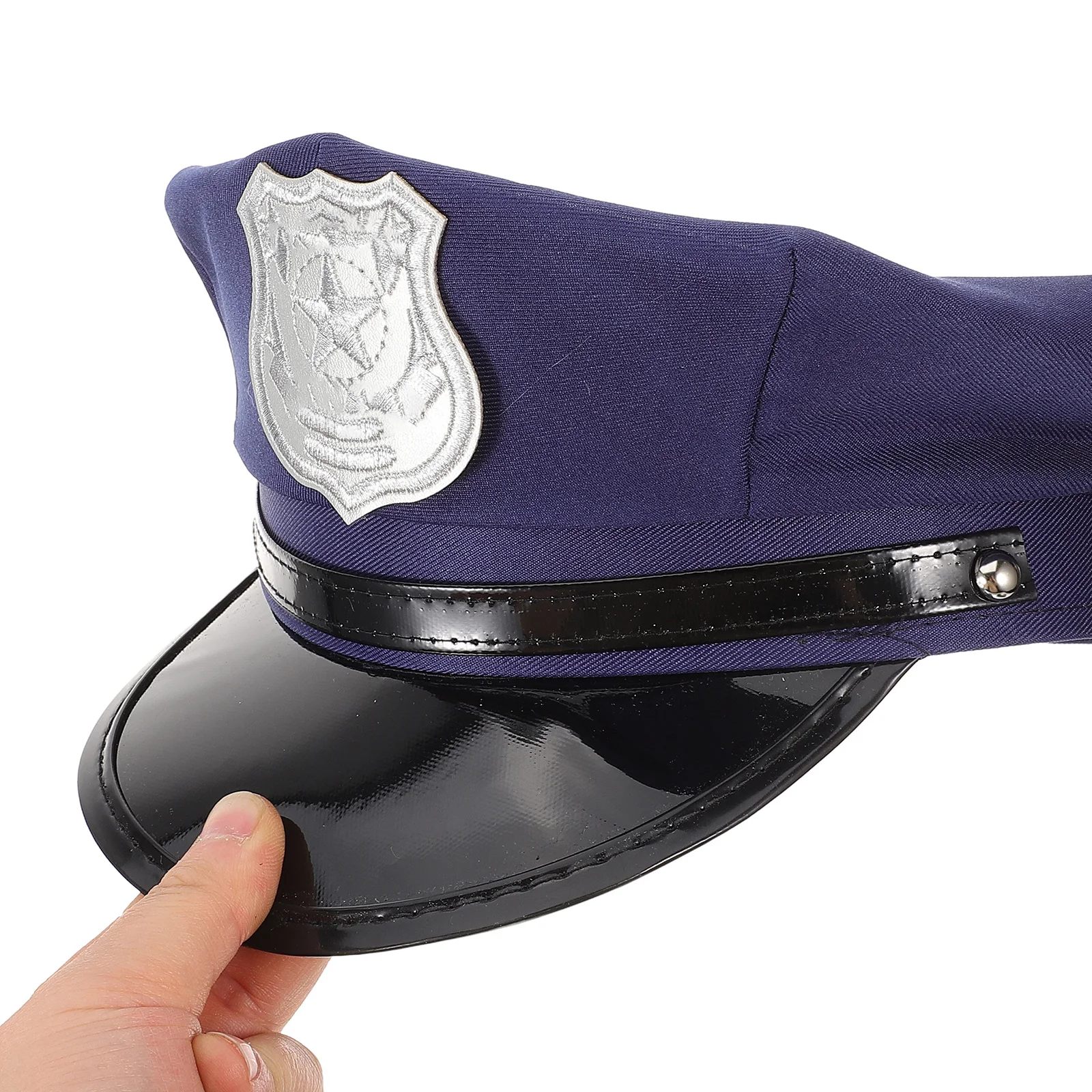 

1 шт., значок, полицейская шляпа премиум-класса, унисекс, классический дизайн для вечеринки, косплея, маскарада, сценического шоу, аксессуар