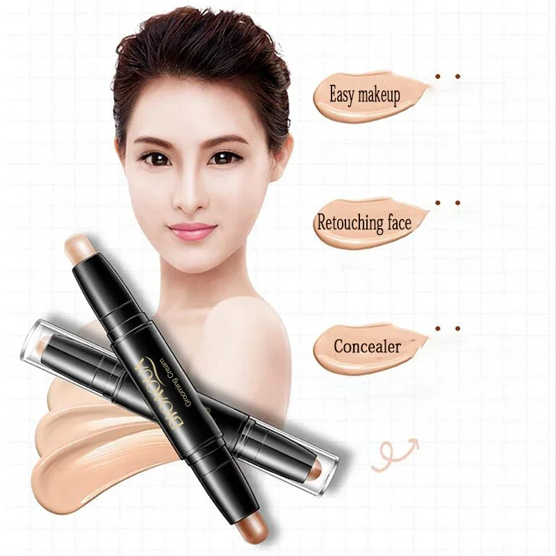 Hal allor Frauen Text marker Gesicht Concealer Konturierung Bronzer Text marker Stift kosmetische 3D Make-up Korrektor Kontur Stick Creme p