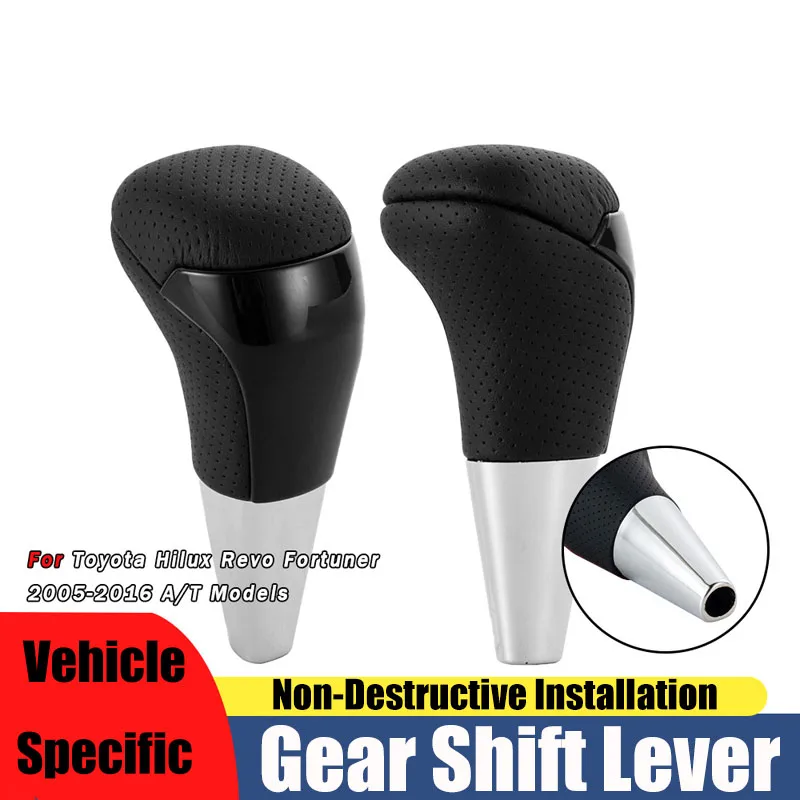 

Suitable for Toyota Land Cruiser gear lever handball automatic transmission leather-wrapped gear shift head