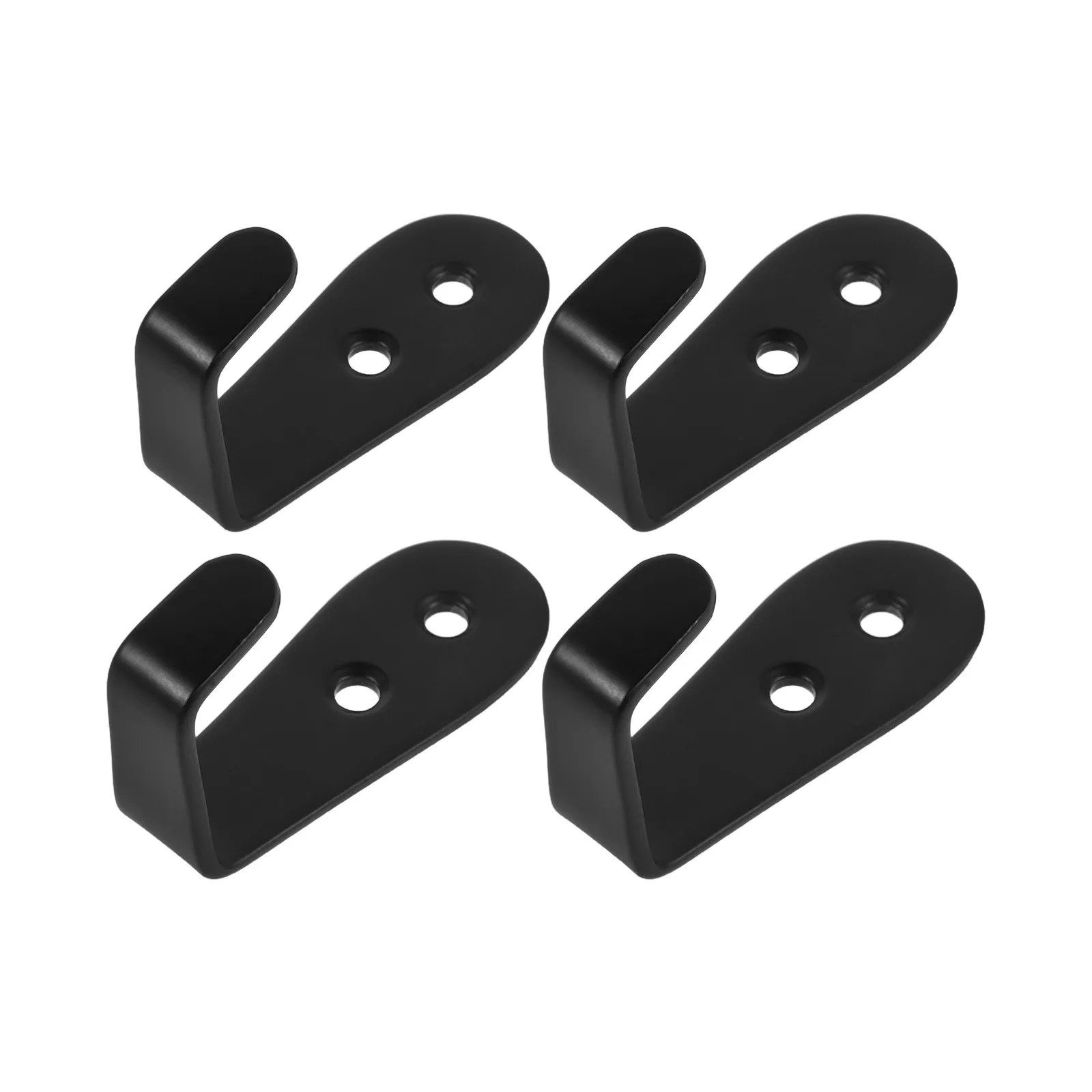 4Pcs Metal Ladder Hooks for Bunk Bed Spiral Straight Stairs Enhanced Stability Dorm Loft Bed Ladder Bracket Wall Mount Hardware