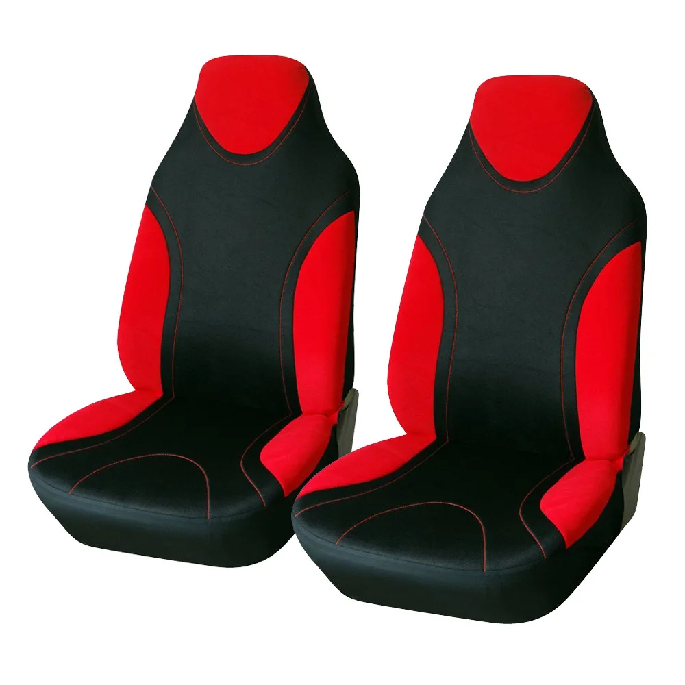 

Car Seat Cover Front Two Seat Car Seat Cushion Four Seasons Universal One-piece Elastic Fabric High Backrest New Energy Vehicle
