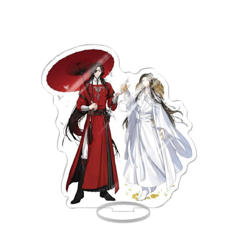 15CM Heavenly Official Blessing Acrylic Stand Xie Lian Figure Hua Chen Action Figure Chinese Ancient Statue Collectible Desk Toy