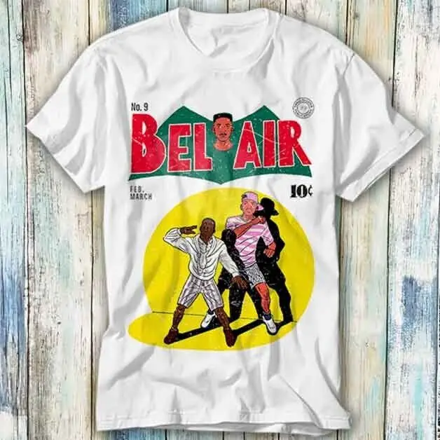 Fresh Prince Of Bel Air Magazine 90s T Shirt Meme Gift Top Tee Unisex