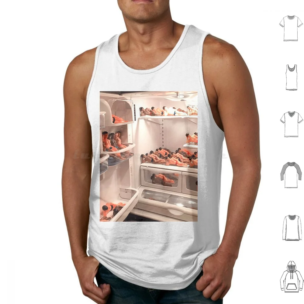 Fridge Full Of Muscled Dolls-Cursed Image #0021 Cursed Images Collection Tank Tops Vest Sleeveless Cursed Image Cursed