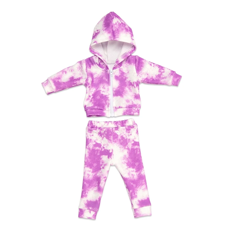 Tie dye set doll clothes are fit for 46cm/18inch dolls, not including dolls. Children\'s holiday gifts