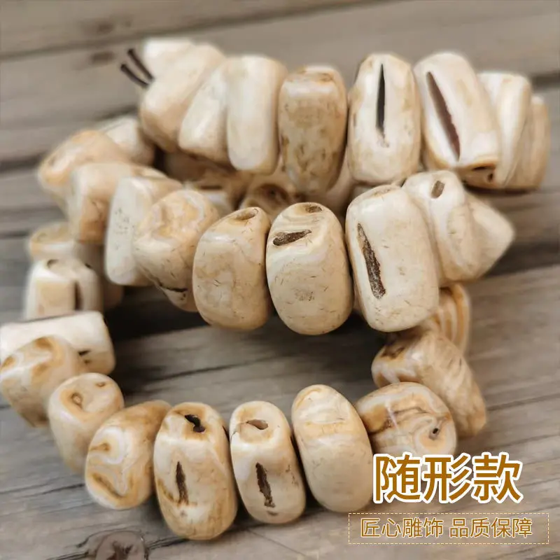 Camel Tooth Traveling Crane Tibet Beads Texture Clear Collection Ethnic Style Men's Wholesale Bracelet