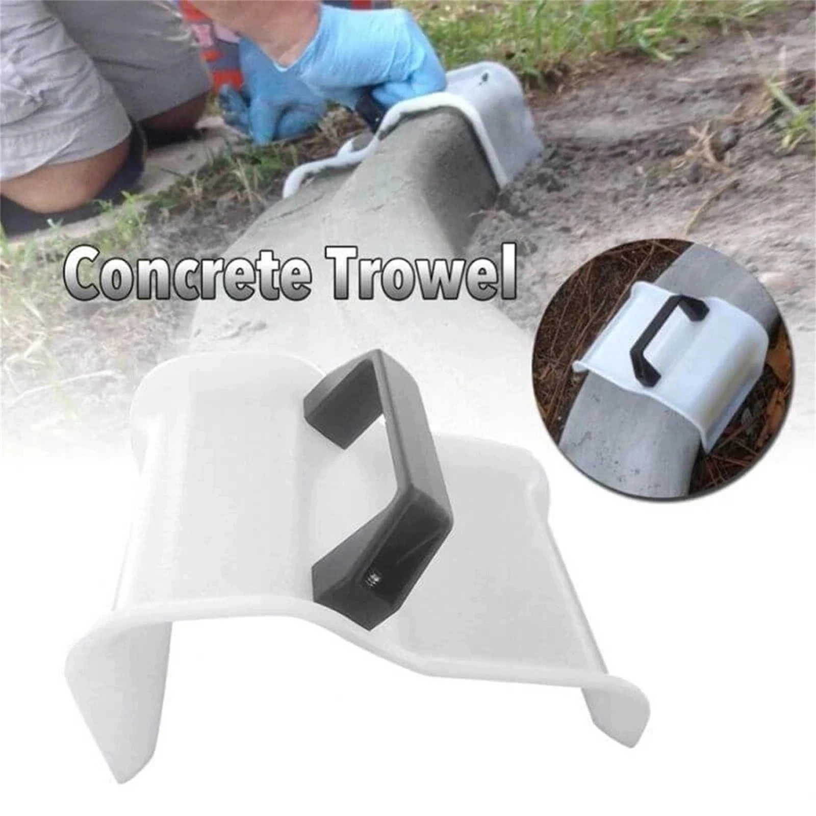 

Concrete Trowel Tools for Masonry Cement Hand Plastering Plastic,Mortar Repair Margin Finish Pointing Tile Garden Flooring Molds