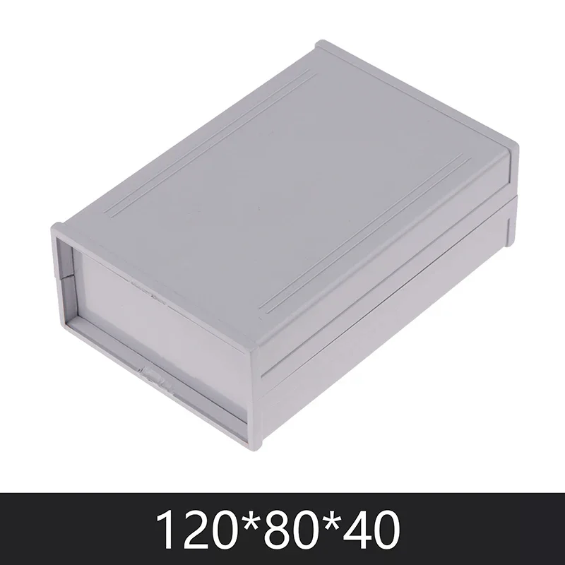 120x80x40mm PCB Instrument Enclosure DIY Electronics Box Single Pack Wire Junction Case for DIY Projects