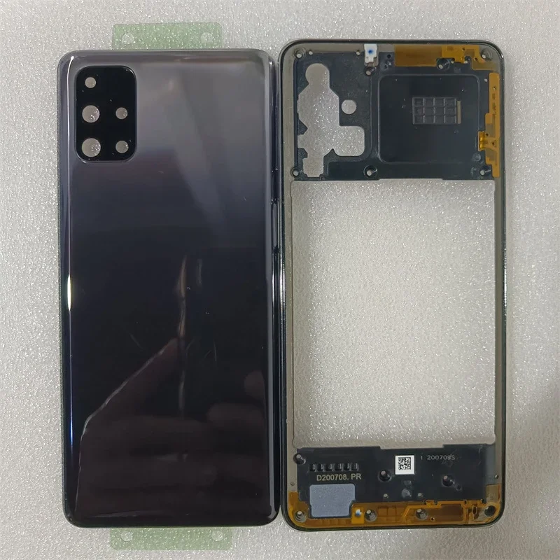 

For Samsung Galaxy M31S 5G M317F Phone Housing Middle Frame Battery Back Cover Case Panel Lid Rear Door Camera Lens Repair Parts