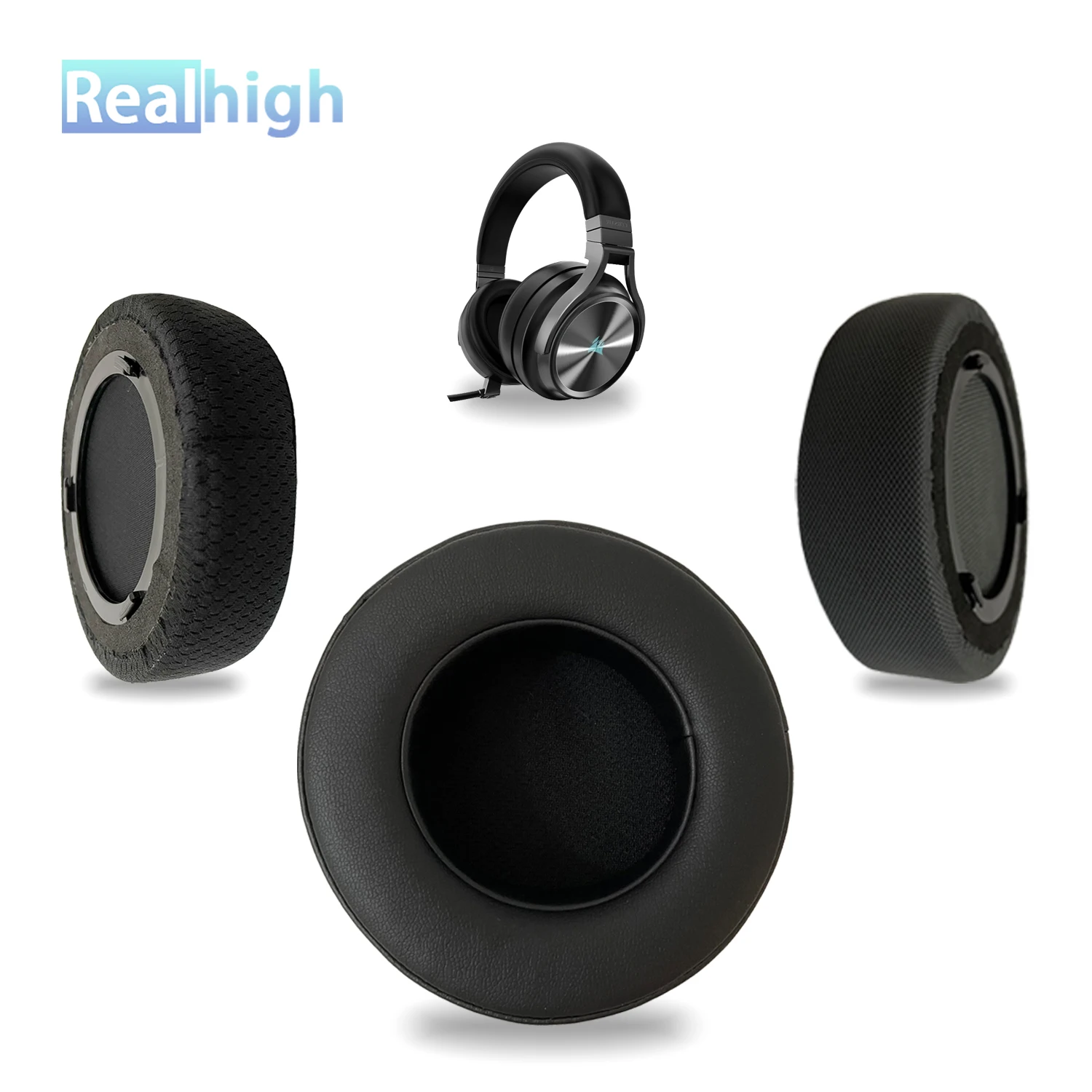 Realhigh Replacement Earpad For Corsair Virtuoso RGB Headphones Memory Foam Ear Cushions Earmuffs