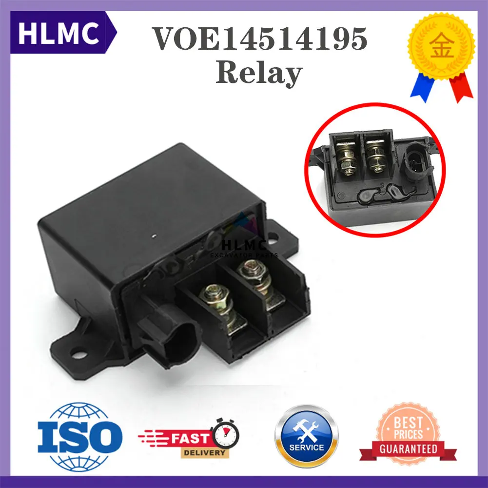 Preheating relay 14514195 Excavator EC210 EC240 EC290 EC360 EC460 Starter Relay VOE14514195