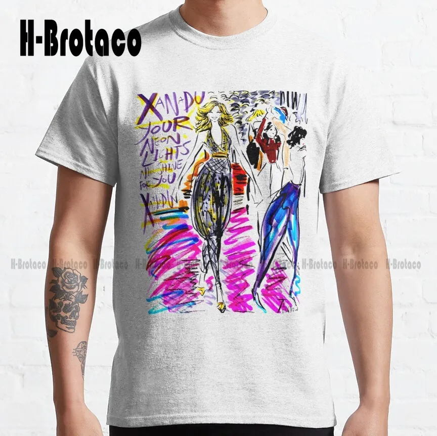 

Xanadu Drawing Olivia Newton-John John Travolta Classic T-Shirt T Shirts For Women Christmas Gift Xs-5Xl Streetwear Hip Hop New