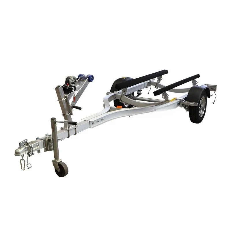 Aluminum alloy motorboat trailer, trailer