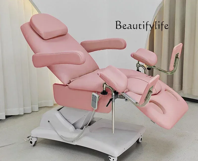 Gynecological Examination Bed Confinement Center Electric Beauty Bed Lifting Private Washing  Nursing Bed