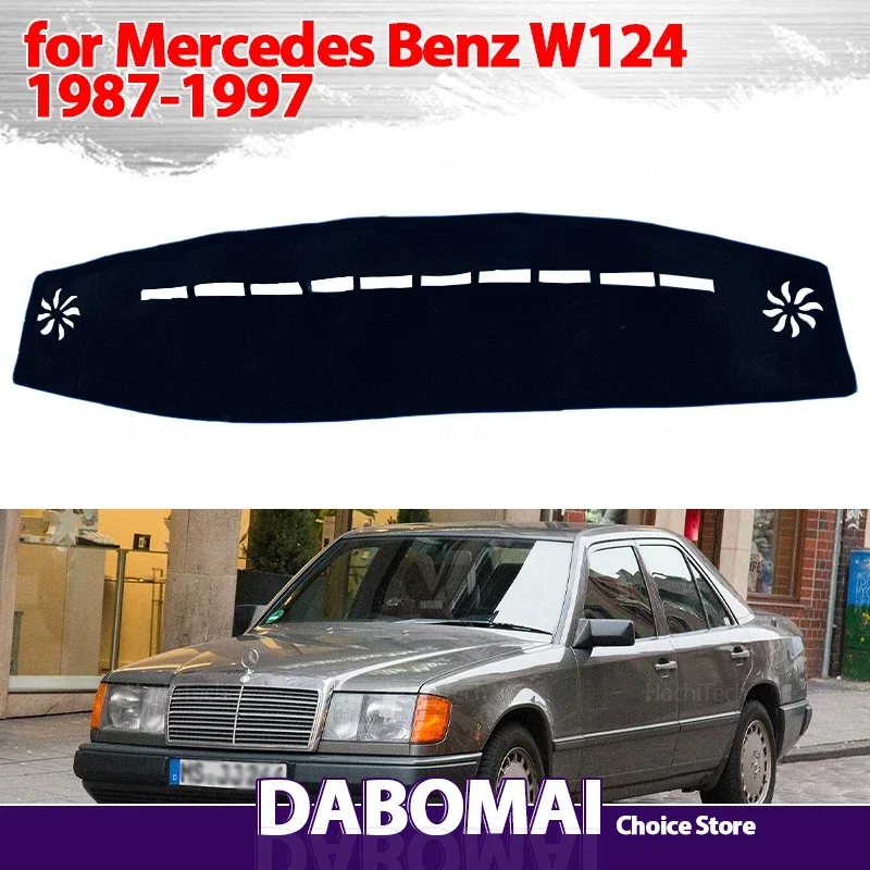 

Dashboard Cover Board Anti-Slip Mat Protect Pad Sunshade Carpet Rug for Mercedes Benz E Class W124 E 250 420 200 300 1987-1997