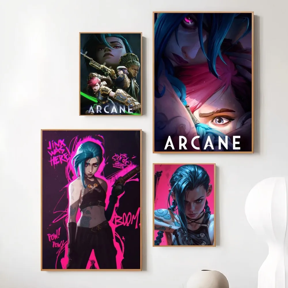 game A-ArcaneS Poster Prints Wall Painting Bedroom Living Room Decoration Office Small