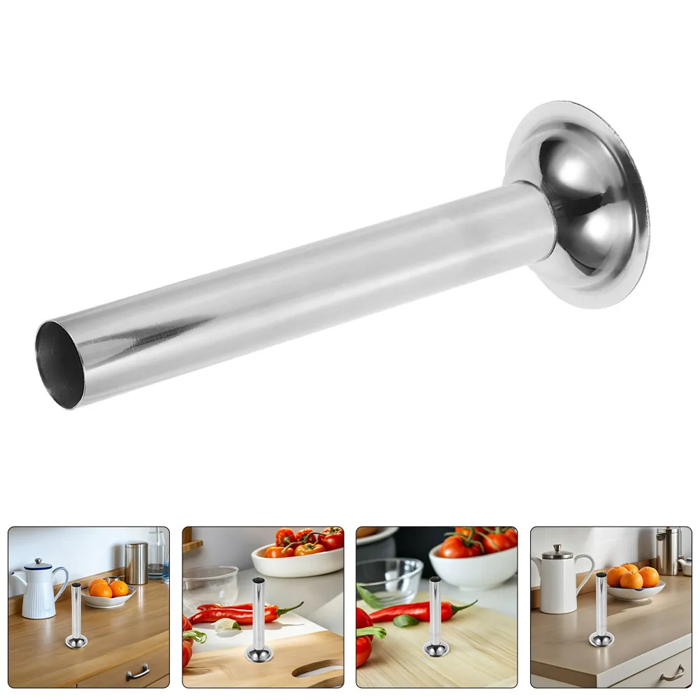 Stainless Steel Sausage Stuffer Funnel Easy Clean Polished Surface Replacement Tube for Sausage Filling Grinder Meat Stuffer